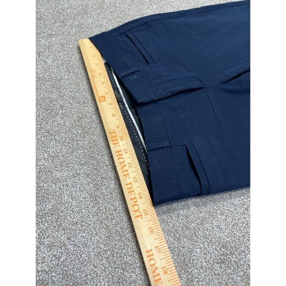 Banana Republic womens Sloan business casual pants sz 2 blue minimalist trouser - Picture 9 of 12